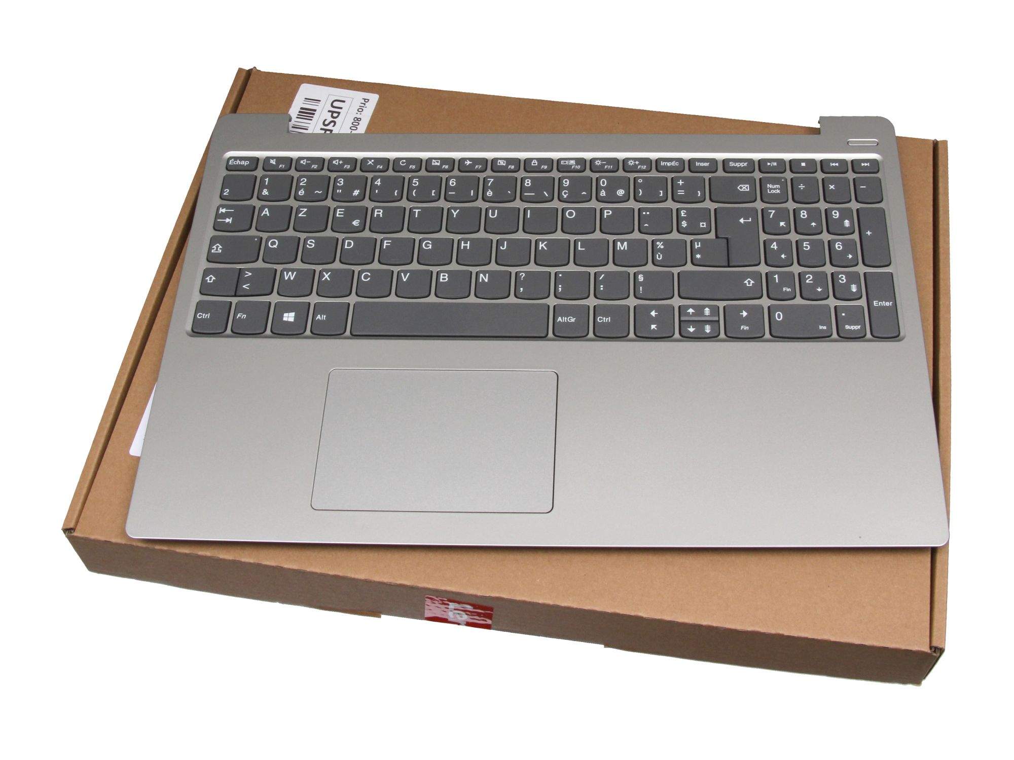 LENOVO Tastatur inkl. Topcase FR (französisch) grau/silber für Lenovo IdeaPad 330S-15AST (81F9)