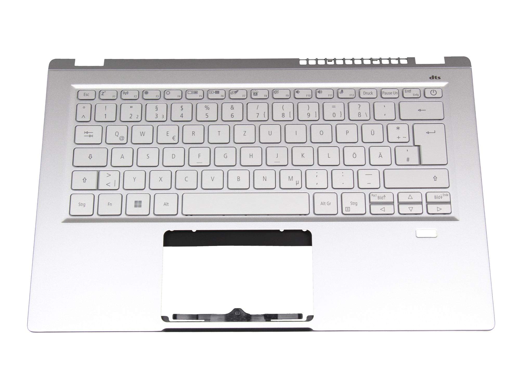 ACER Tastatur inkl. Topcase DE (deutsch) silber/silber mit Backlight für Acer Swift 3 (SF314-511)