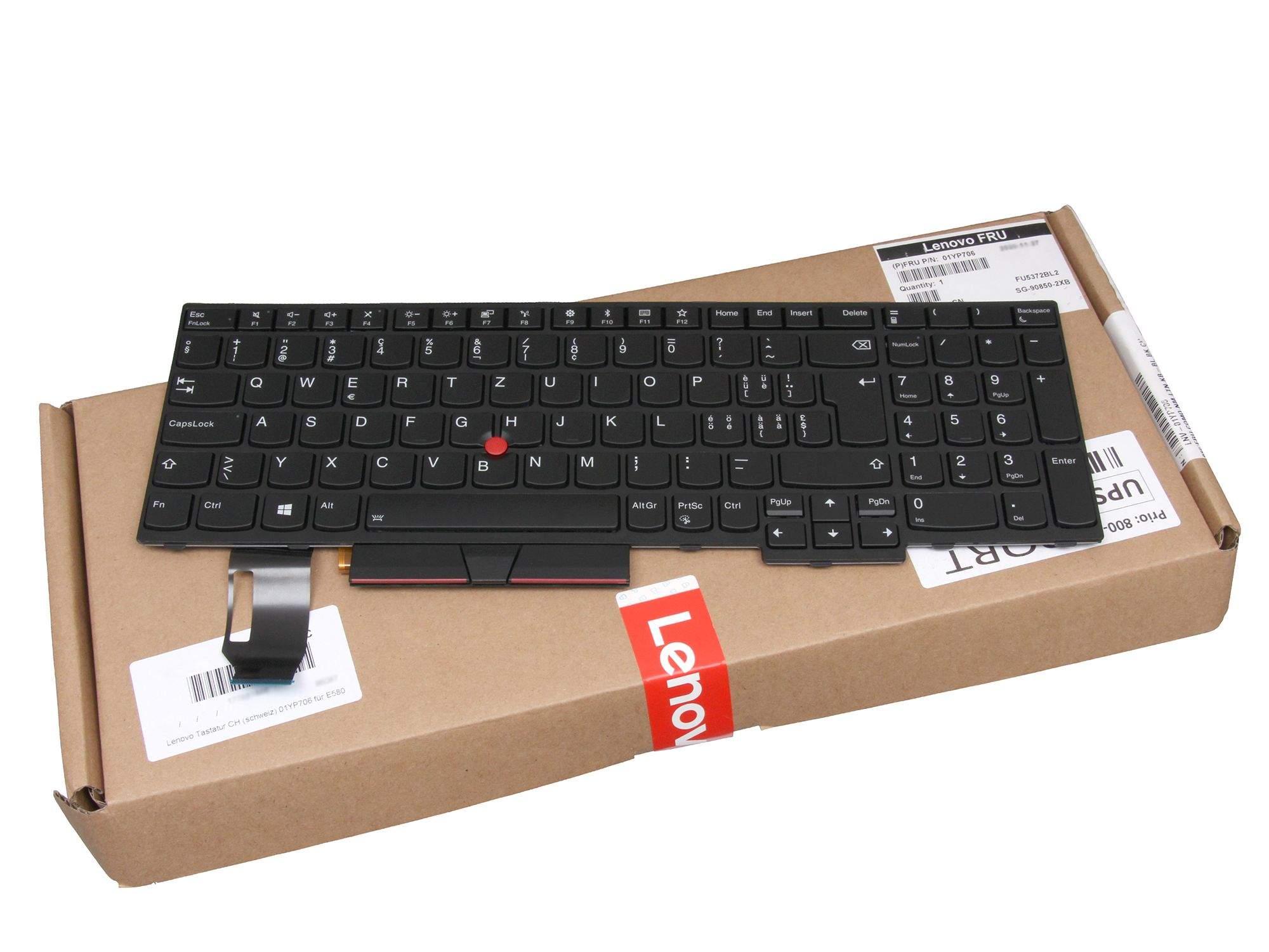 LENOVO Keyb T590/L580/E580/E590/P52/P72 CH  - BL