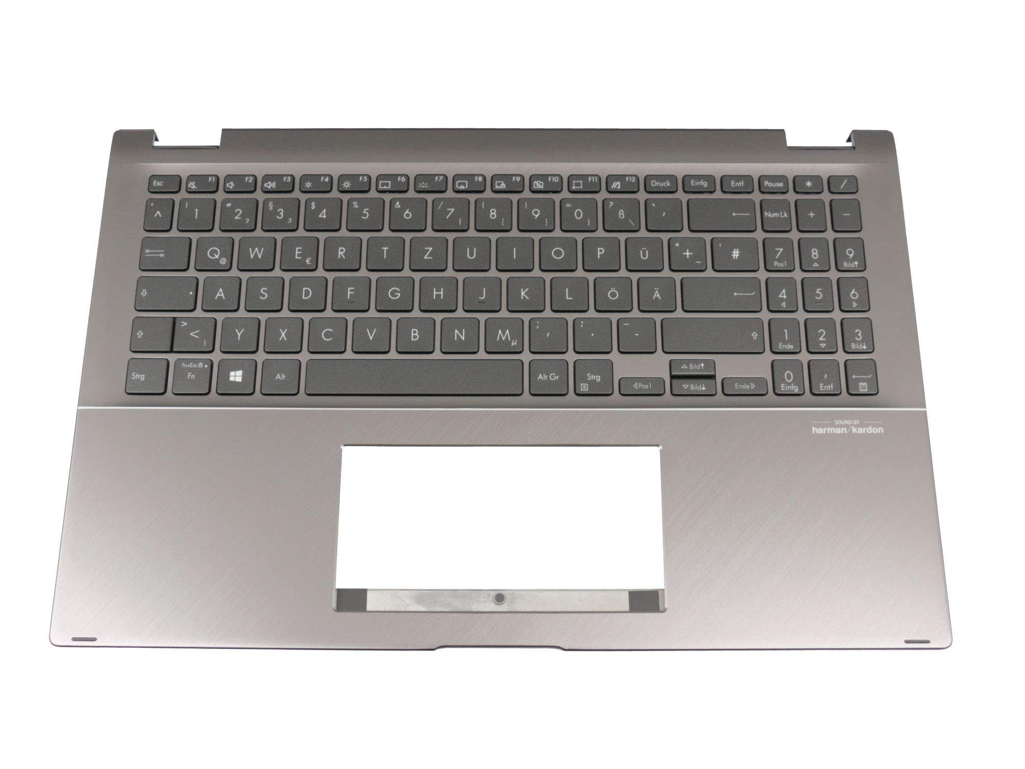 ASUS 13N1-A40201 Tastatur inkl. Topcase DE (deutsch) schwarz/grau mit Backlight Original