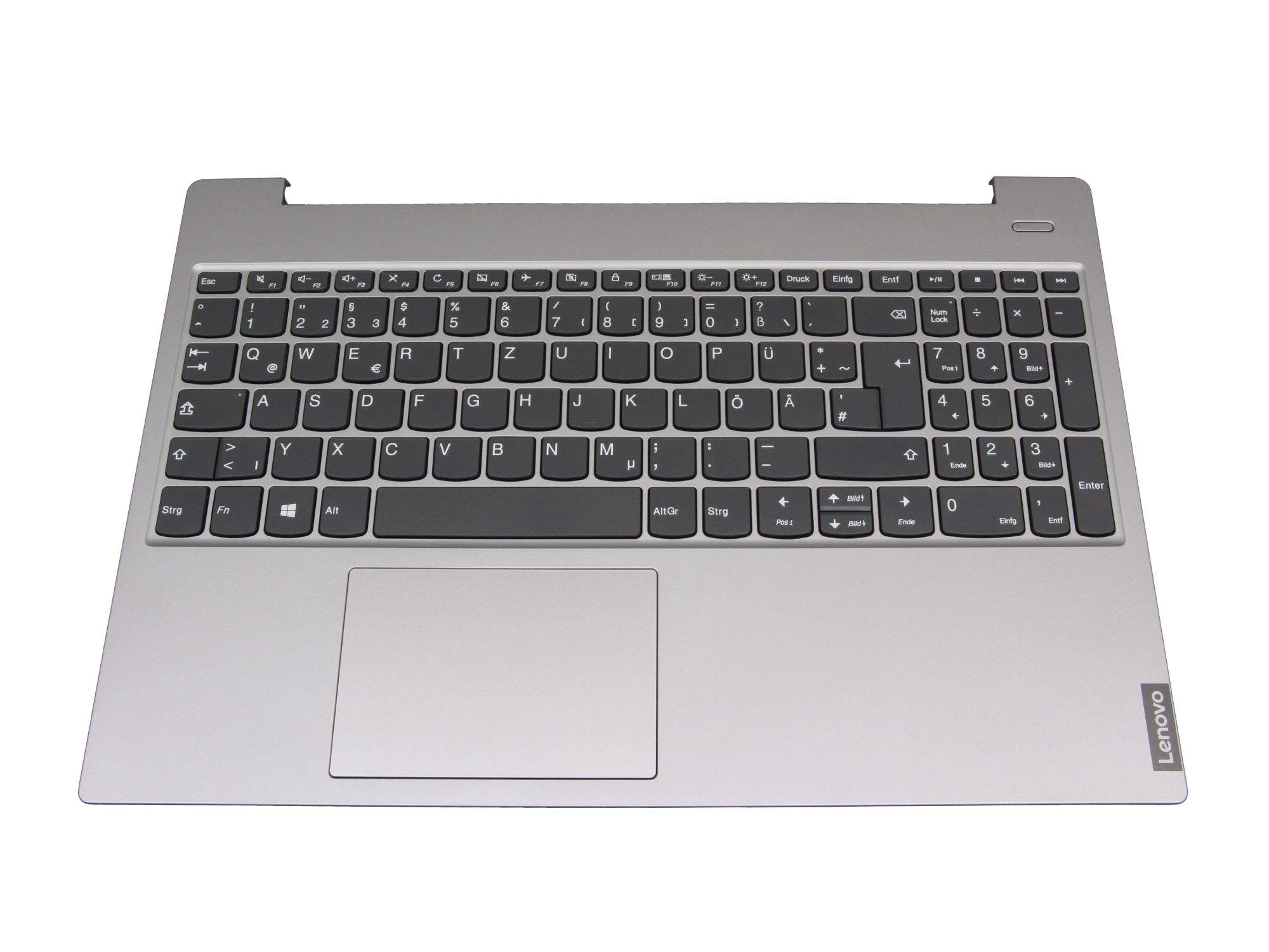 LENOVO Tastatur inkl. Topcase DE (deutsch) grau/silber für Lenovo IdeaPad S340-15IIL (81VW)