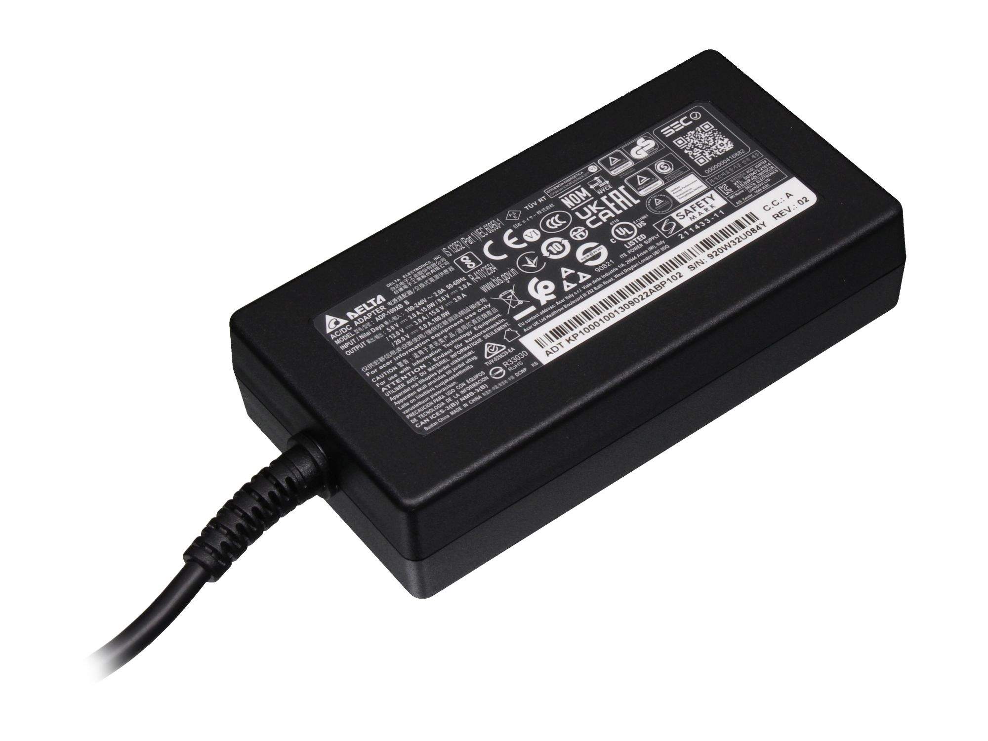 ACER ADAPTER.AC.100W.TYPE-C.ADP-100