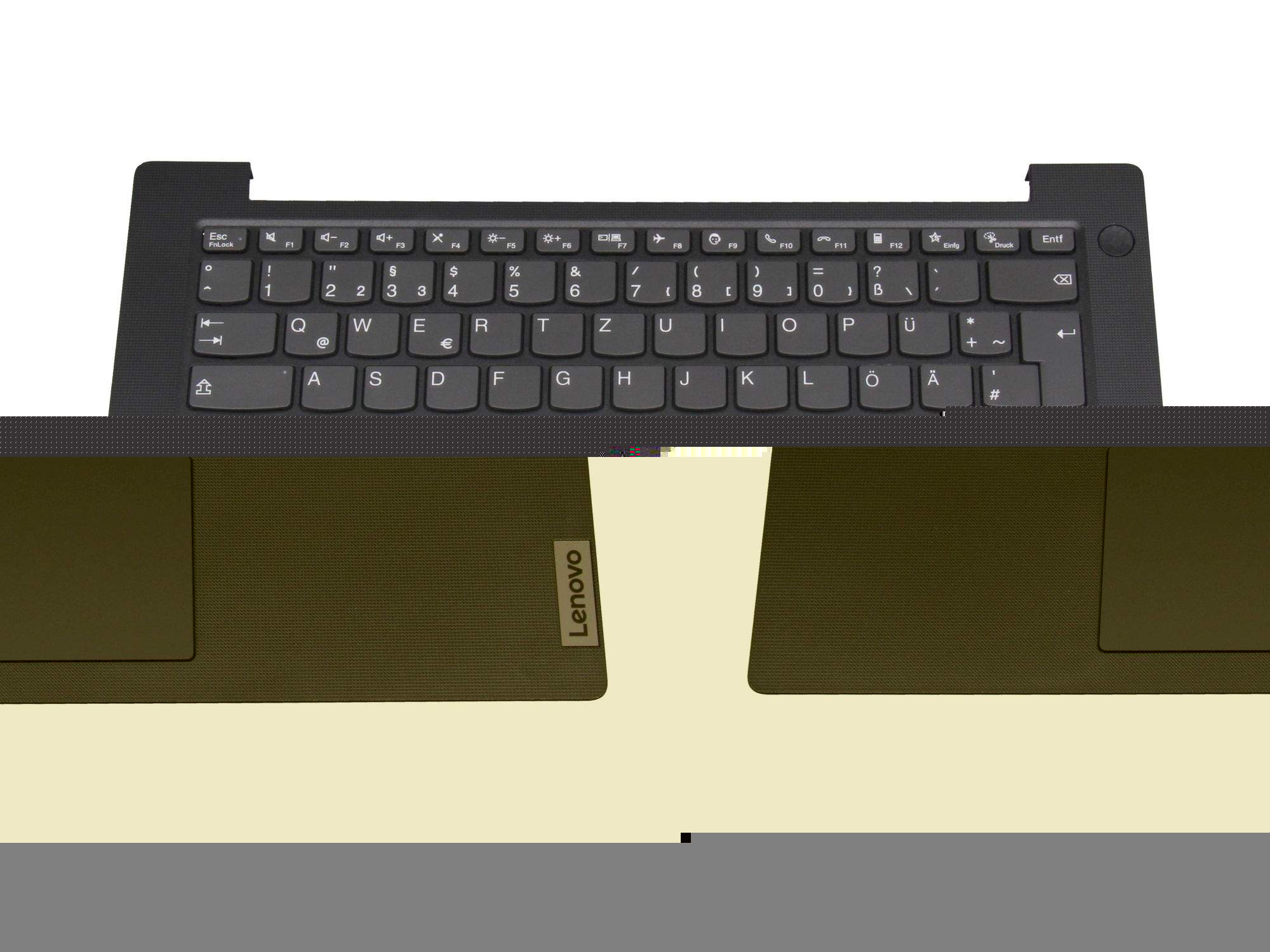 LENOVO Tastatur inkl. Topcase DE (deutsch) schwarz/schwarz für Lenovo V14 G3 ABA (82TU)