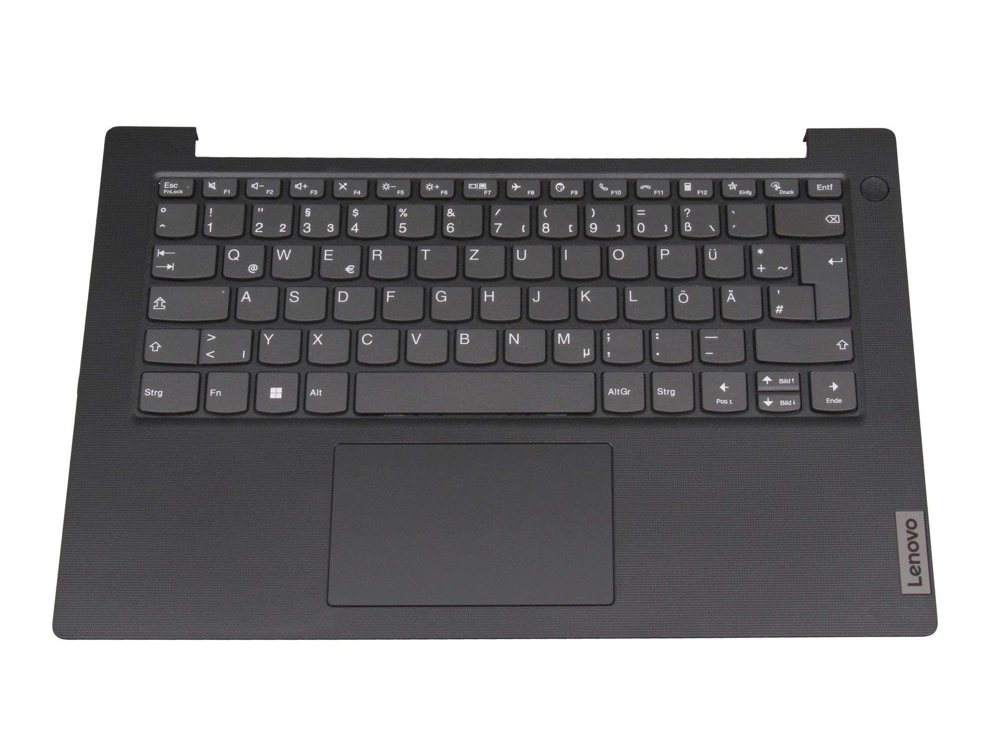 LENOVO Tastatur inkl. Topcase DE (deutsch) schwarz/schwarz für Lenovo Lenovo V14 G3 IAP (82TS)