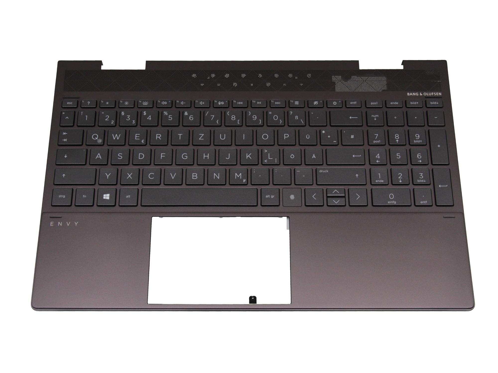 HP TOP COVER NFB W KB SBK GR