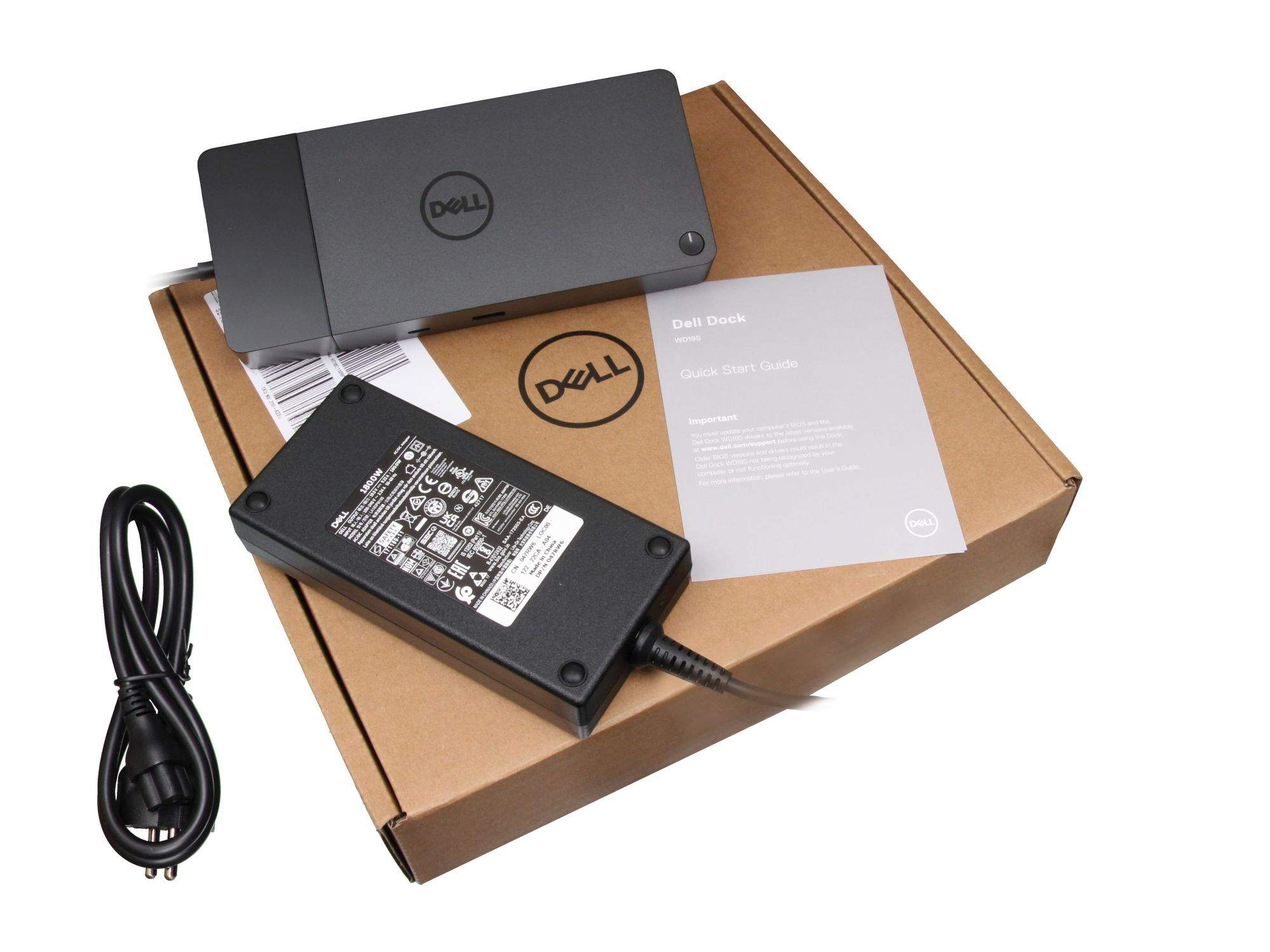 DELL Dock WD19S with AC-Adapter 180 Watt (FPFY9)