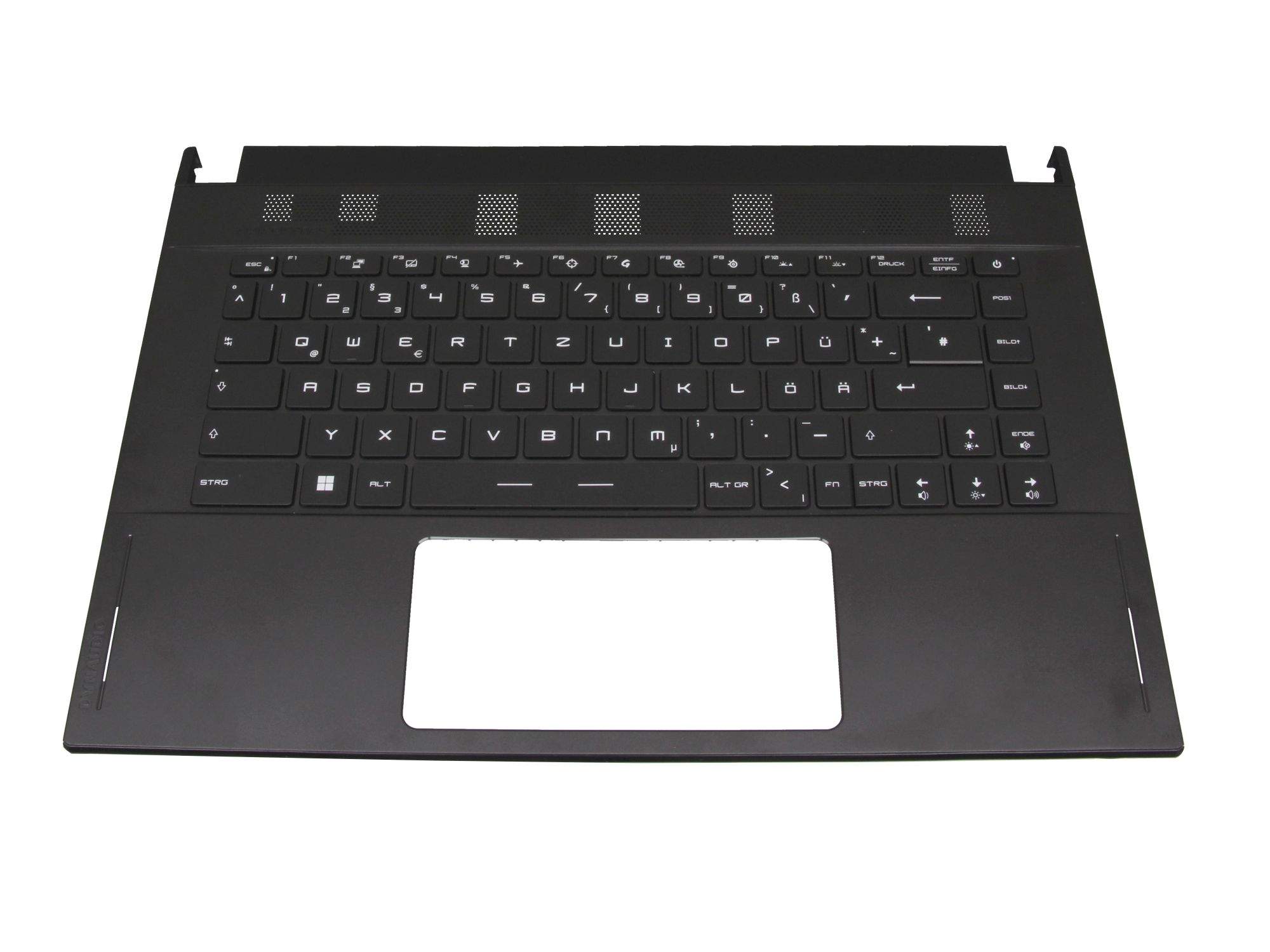 MSI 957-16V11E-C0 Tastatur inkl. Topcase DE (deutsch) schwarz/schwarz