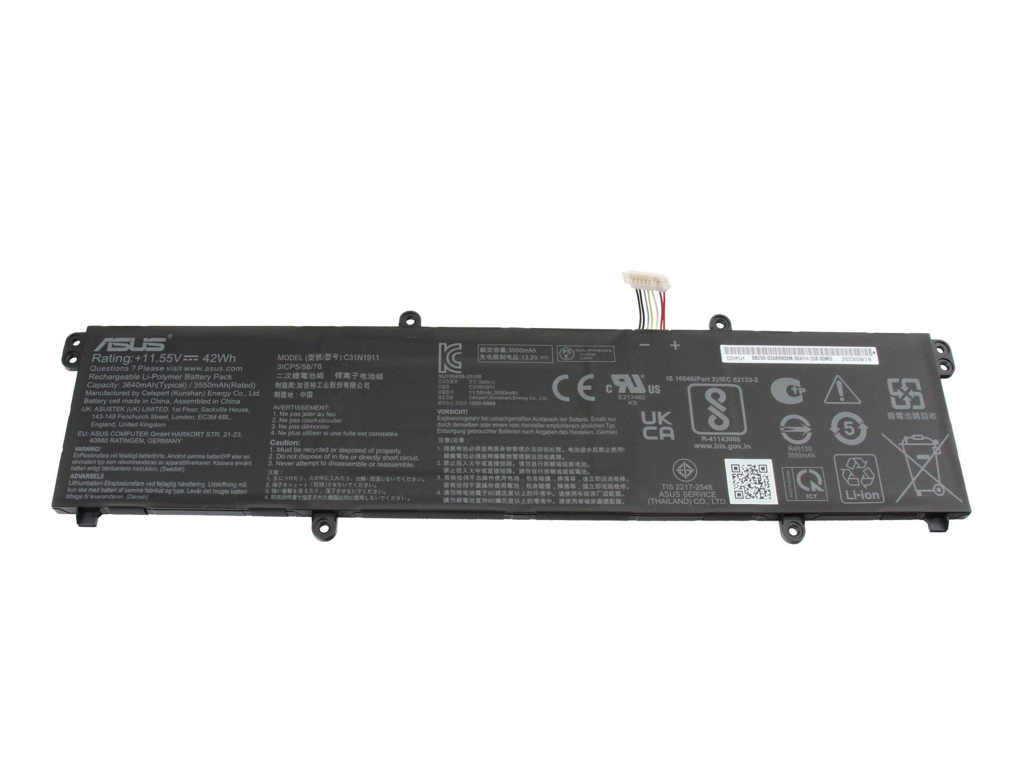 ASUS Akku 42Wh Original für Asus M1502IA