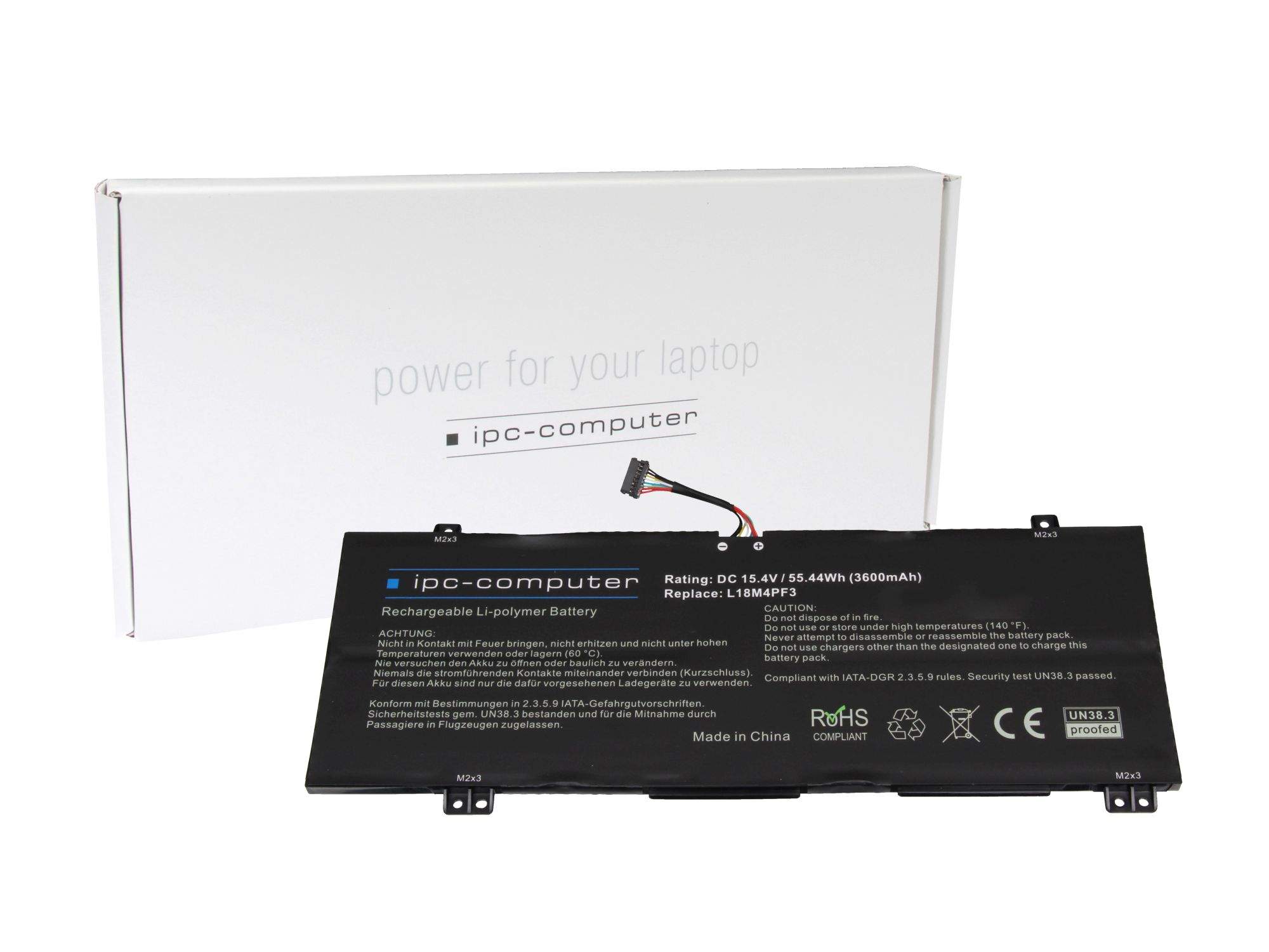 LENOVO IPC-Computer Akku 55,44Wh für Lenovo IdeaPad S540-14IML Touch (81V0)
