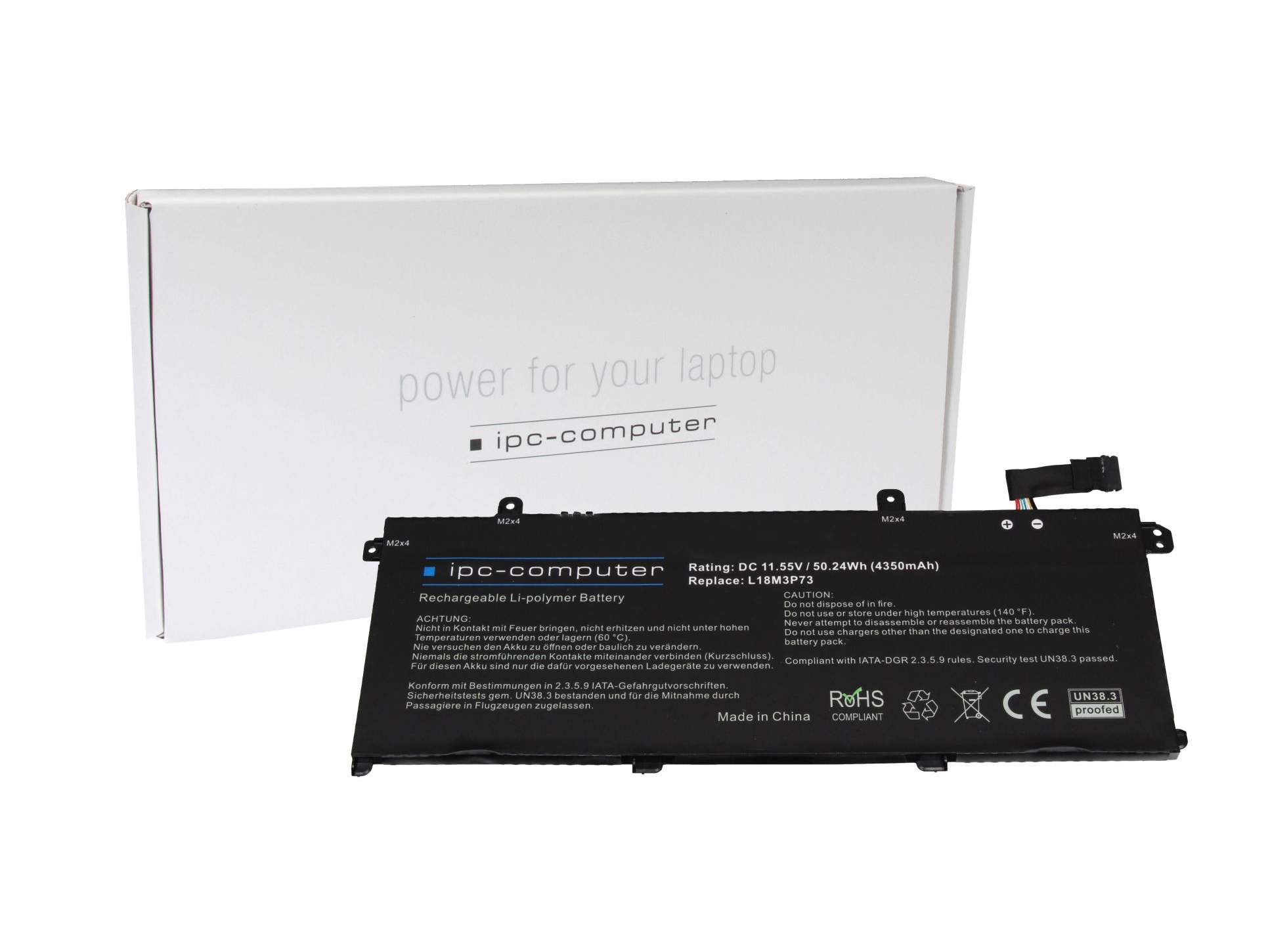 LENOVO IPC-Computer Akku 50Wh für Lenovo ThinkPad T14 Gen 2 (20W0/20W1)