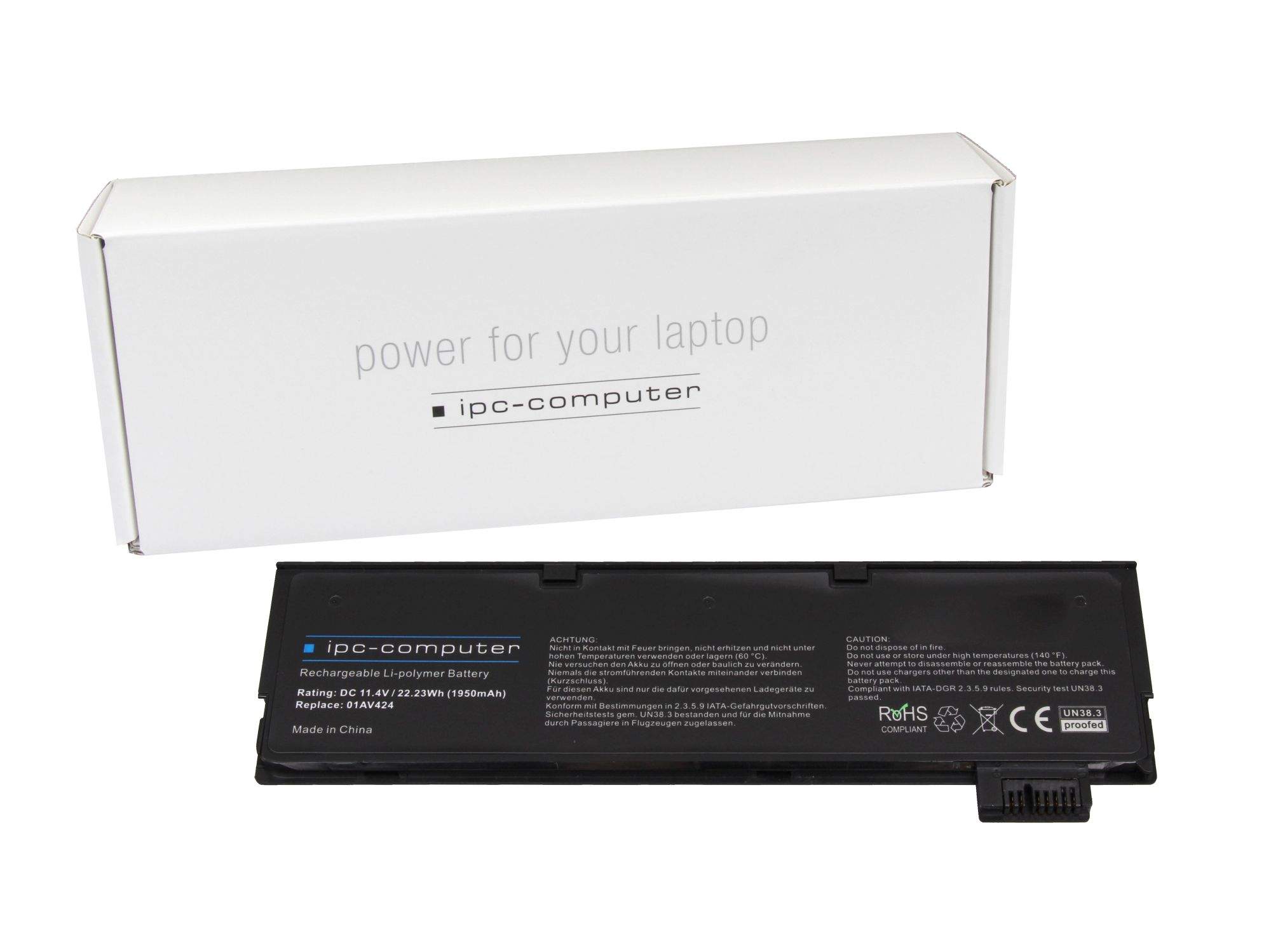 LENOVO IPC-Computer Akku 22Wh für Lenovo ThinkPad A485 (20MU/20MV)
