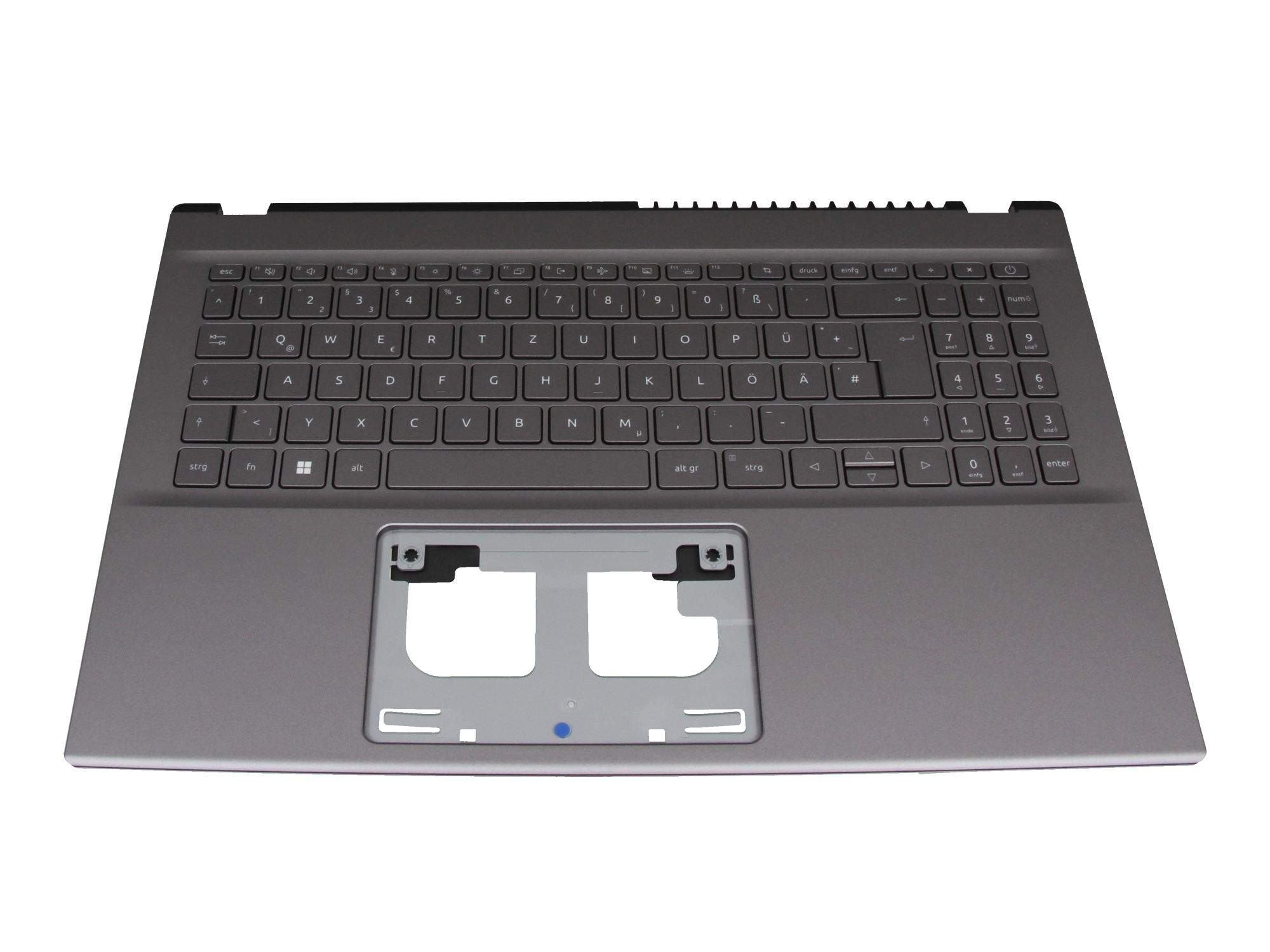 ACER Tastatur inkl. Topcase DE (deutsch) grau/grau mit Backlight für Acer Aspire 5 (A515-57)