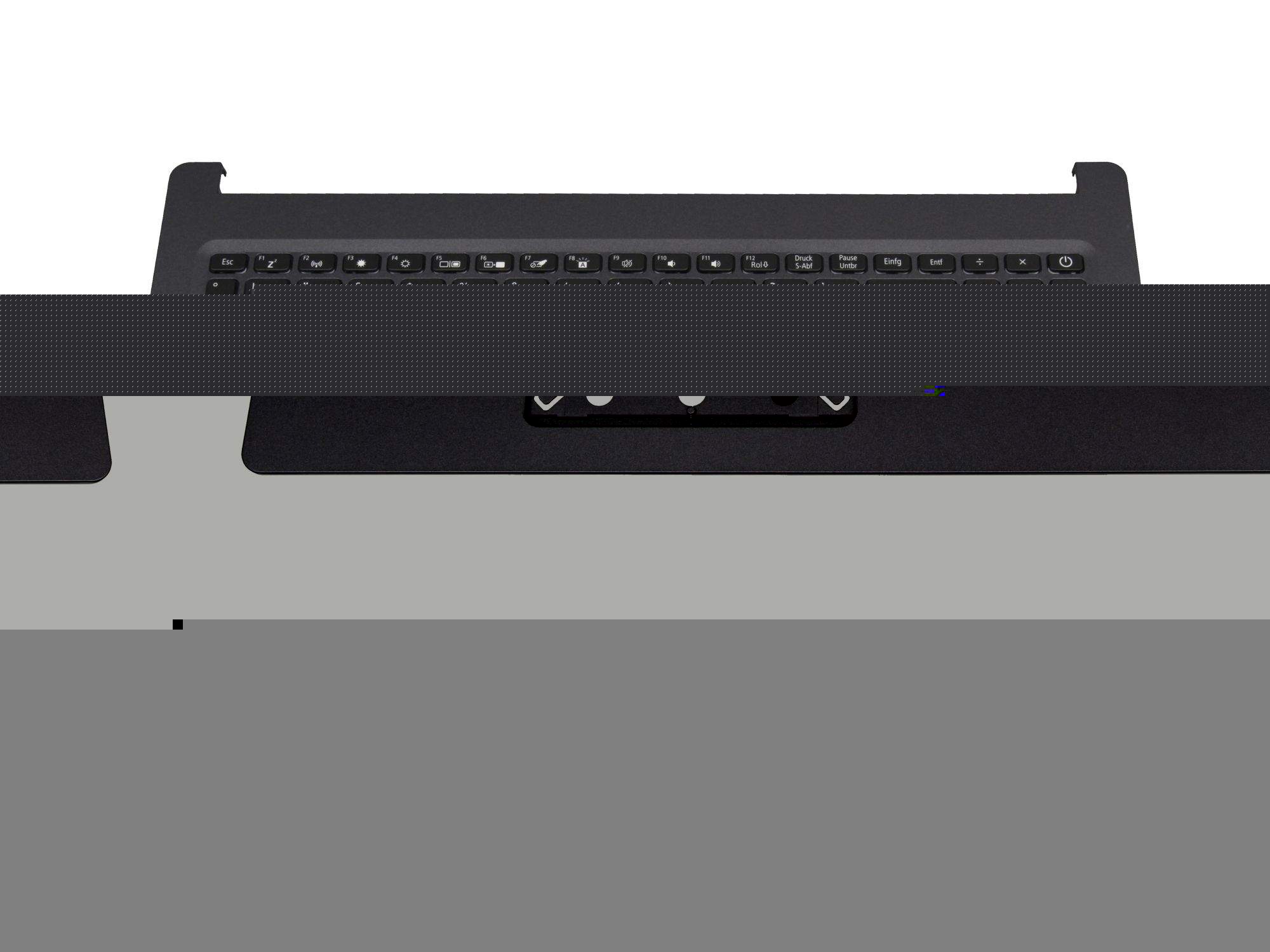 ACER Tastatur inkl. Topcase DE (deutsch) schwarz/schwarz mit Backlight für Acer Aspire 5 (A515-44G)