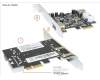 Fujitsu S26361-F3749-E1 USB3.0 PCIE CARD