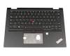 02HL663 Original Lenovo Tastatur inkl. Topcase DE (deutsch) schwarz/schwarz mit Backlight und Mouse-Stick