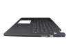 033HPP Original Dell Tastatur inkl. Topcase DE (deutsch) grau/grau mit Backlight