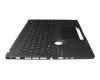 04050-02000100 Original Asus Tastatur inkl. Topcase DE (deutsch) schwarz/schwarz mit Backlight (ASUS Dial)