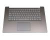 0A869000 Original Lenovo Tastatur inkl. Topcase DE (deutsch) grau/grau mit Backlight