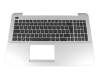 0KN0-R31GE23 Original Asus Tastatur inkl. Topcase DE (deutsch) schwarz/silber