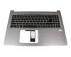 0KN1-232GE12 Original Acer Tastatur inkl. Topcase DE (deutsch) schwarz/silber mit Backlight