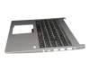 0KN1-232GE22 Original Pegatron Tastatur inkl. Topcase DE (deutsch) schwarz/silber mit Backlight