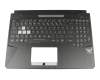 0KN1-5J2GE11 Original Pega Tastatur inkl. Topcase DE (deutsch) schwarz/schwarz mit Backlight