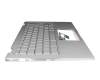 0KN1-7EGE12 Original Asus Tastatur inkl. Topcase DE (deutsch) silber/silber mit Backlight