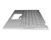 0KN1-7EGE12 Original Asus Tastatur inkl. Topcase DE (deutsch) silber/silber mit Backlight