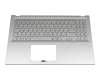 0KN1-874GE41 Original Asus Tastatur inkl. Topcase DE (deutsch) silber/silber mit Backlight