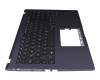 0KN1-AH5GE12 Original Pega Tastatur inkl. Topcase DE (deutsch) schwarz/blau mit Backlight