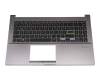 0KN1-AU3GE12 Original Pega Tastatur inkl. Topcase DE (deutsch) schwarz/grau mit Backlight