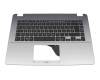 0KNB0-4129GE00 Original Asus Tastatur inkl. Topcase DE (deutsch) schwarz/silber