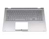 0KNB0-563HGE00 Original Pegatron Tastatur inkl. Topcase DE (deutsch) silber/silber mit Backlight