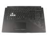 0KNR0-661GGE00 Original Asus Tastatur inkl. Topcase DE (deutsch) schwarz/schwarz mit Backlight