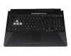 0KNR0-661VGE00 Original Asus Tastatur inkl. Topcase DE (deutsch) schwarz/transparent/schwarz mit Backlight