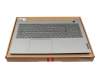 5CB1J09215 Original Lenovo Tastatur inkl. Topcase DE (deutsch) dunkelgrau/grau mit Backlight und Mouse-Stick