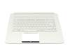 Tastatur inkl. Topcase DE (deutsch) weiß/weiß mit Backlight original für Acer ConceptD 7 (CN715-71)