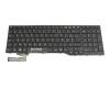 S26391-F2112-B222 Original Fujitsu Tastatur FR (französisch) schwarz