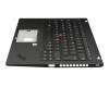 102-18F86LHC01C Original Lenovo Tastatur inkl. Topcase DE (deutsch) schwarz/schwarz mit Backlight und Mouse-Stick