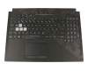 13N1-56A0261 Original Asus Tastatur inkl. Topcase DE (deutsch) schwarz/schwarz mit Backlight