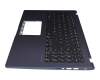 13N1-68A0P01 Original Asus Tastatur inkl. Topcase DE (deutsch) schwarz/blau mit Backlight