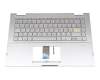 13N1-BXA0D01 Original Asus Tastatur inkl. Topcase DE (deutsch) silber/silber mit Backlight