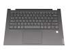 179012C Original Lenovo Tastatur inkl. Topcase US (englisch) grau/grau mit Backlight US International