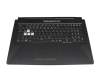 1KAHZZQ010K Original Asus Tastatur inkl. Topcase DE (deutsch) schwarz/transparent/schwarz mit Backlight