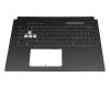 1KAHZZQ0121 Original Asus Tastatur inkl. Topcase DE (deutsch) schwarz/transparent/grau mit Backlight