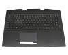 2H1819-12330I Rv.D Original HP Tastatur inkl. Topcase DE (deutsch) schwarz/schwarz mit Backlight