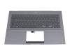 33UJ7TAJN10 Original Asus Tastatur inkl. Topcase DE (deutsch) grau/grau mit Backlight