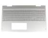 460.0BX09.0002 Original HP Tastatur inkl. Topcase DE (deutsch) silber/silber mit Backlight