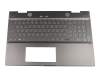 46M0EECS0008 Original HP Tastatur inkl. Topcase DE (deutsch) grau/grau mit Backlight