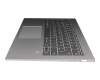 5CB0Q09675 Original Lenovo Tastatur inkl. Topcase DE (deutsch) grau/silber mit Backlight